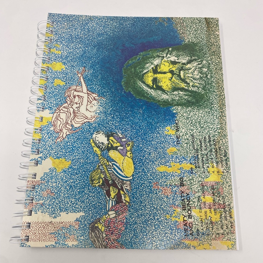 Upcycled The Who Record Album Notebook Handmade